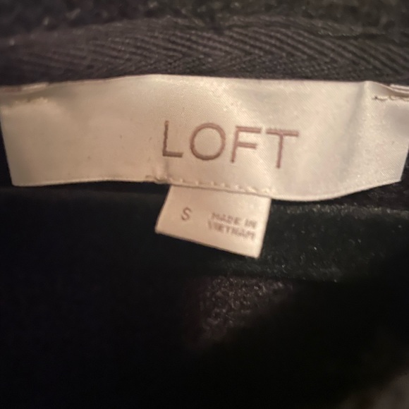 Loft Womens Black sweater with hood size small - Picture 2 of 4
